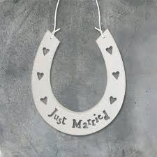 wedding horseshoe keepsake just