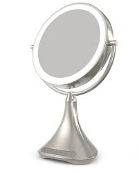 Ihome All In One 7x Magnify 9 2 Sided Led Makeup Mirror Bright Led Light Up Mirror Natural Light Double Sided Vanity Mirror Hands Free Bluetooth Speakerphone Bluetooth Audio Phone Charger Brickseek