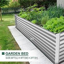 2 Ft Galvanized Raised Garden Bed Kit