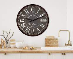Large Wall Clock 36 Inch Personalized