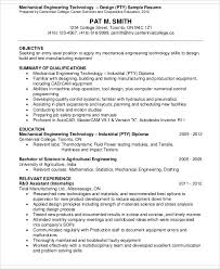 Resume Format For Mechanical Engineers Freshers Gallery Creawizard com