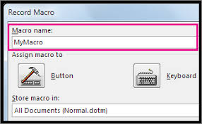 create or run a macro microsoft support