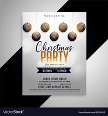 Elegant Christmas Party Flyer Design Template