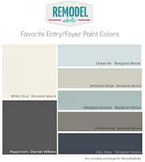 favorite entryway and foyer paint colors