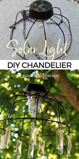 Diy Solar Light Chandelier