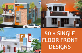 Single Floor New House Front Design