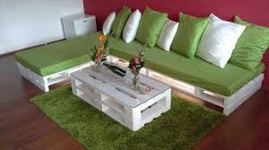 Diy Wooden Pallet Sofa Set With Lights