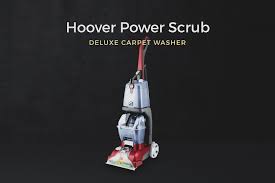 hoover power scrub deluxe carpet washer