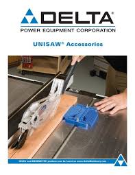 unisaw accessories delta power