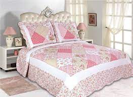 3pc reversible quilt set bedspread