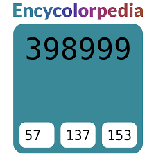 398999 Hex Color Code, RGB and Paints