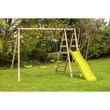 Wooden Play Centre Kids Garden Outdoor Playground Children S Swing Slide Glider