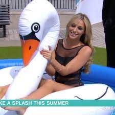 TOWIE girls risk nip slips in sexy swimsuits as they jet down enormous This  Morning water slide - Mirror Online