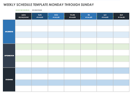15 free weekly calendar templates