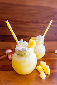 pineapple pion rum punch with malibu