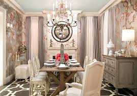 small dining room meets high style