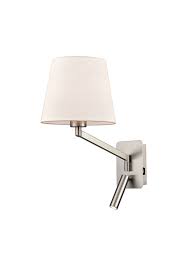 Swing Arm Wall Light With Led Reading