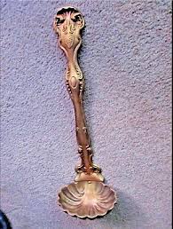 vintage 26 cast iron spoon ladle clam