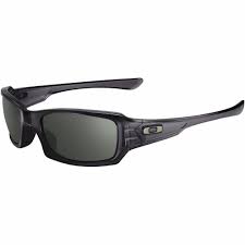 Oakley Mens Oo9079 Fives Squared Rectangular Sunglasses Grey Smoke Warm Grey 54 Mm
