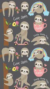 cute sloth wallpapers top free cute
