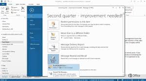 outlook recall replace or resend a