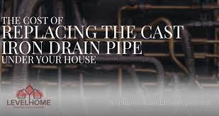 replace cast iron drain pipe costs