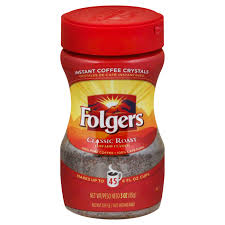 Folgers classic roast instant coffee crystals, 8 ounces. Folgers Classic Roast Instant Coffee Shop Coffee At H E B