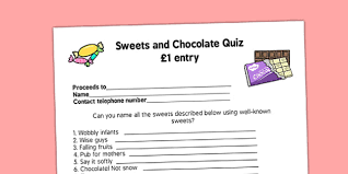 The average person will consume 10,000 chocolate bars in a lifetime. Sweets And Chocolate Pta Fundraising Quiz