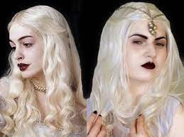 white queen alice in wonderland makeup