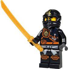 LEGO® Ninjago Minifigure - Cole Zukin Robe (Black Ninja) with Gold Katana:  Amazon.de: Toys & Games