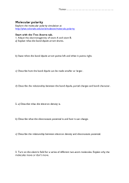 Change friction and see how it affects the motion of objects. Molecule Polarity Phet Lab Worksheet Answers Nidecmege