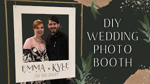 diy wedding photo booth polaroid
