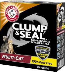 Arm Hammer Litter Clump Seal Multi Cat Litter 14 Lb Box
