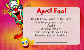 Sub ko forward kero, dakhna kitna loog 'fool' bante april fool sms in hindi. April Fool Pranks New April Fool Jokes Quotes Whatsapp And Sms Messages To Fool Your Friends And Coworkers India Com