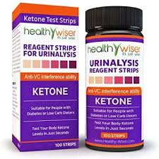 Healthywiser Ketone Test Strips Bonus Alkaline Food Chart