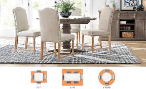 Multiply the diameter by 3.14 then divide by 80. Rug Sizes For Your Space The Home Depot