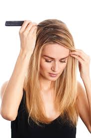 Image result for zig zag hair parting
