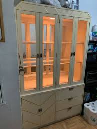 4 Door Kitchen Armoire With 3 Drawers
