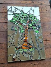 Stained Glass Mosaic Art Tree