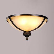 frosted glass dome ceiling light dining