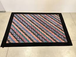 optical model diagonal rug from missoni