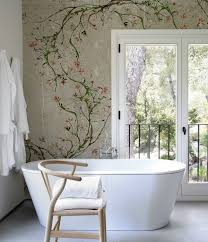 how to choose bathroom wallpaper