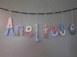 baby name wall hanging paper crafts