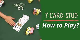 In this game the players arrange their 13 cards into three poker hands. 7 Card Stud Rules And How To Play Bar Games 101