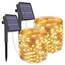 2pack 480led solar string lights 8