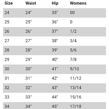 Women Jeans Size Guide I Have Them All