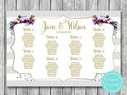 Find Your Seat Chart Printable Wedding Seating Chart