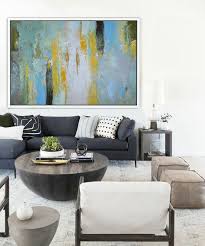 Abstract Painting On Canvas Oversized