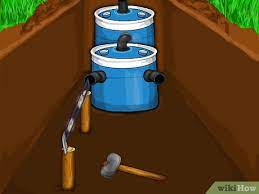 how to construct a small septic system