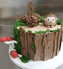 Forest Cake Decoration gambar png